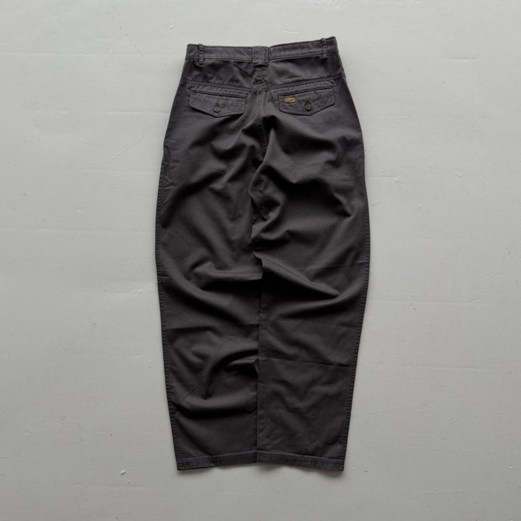 Grey Reebok 90’s Deadstock Pleated Trousers - Medium