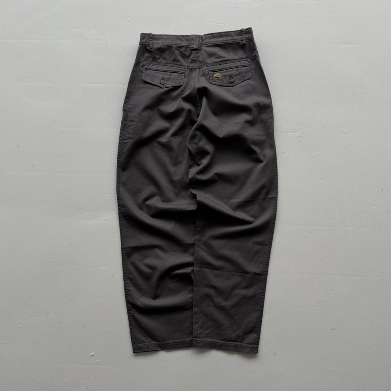 Grey Reebok 90’s Deadstock Pleated Trousers - Medium