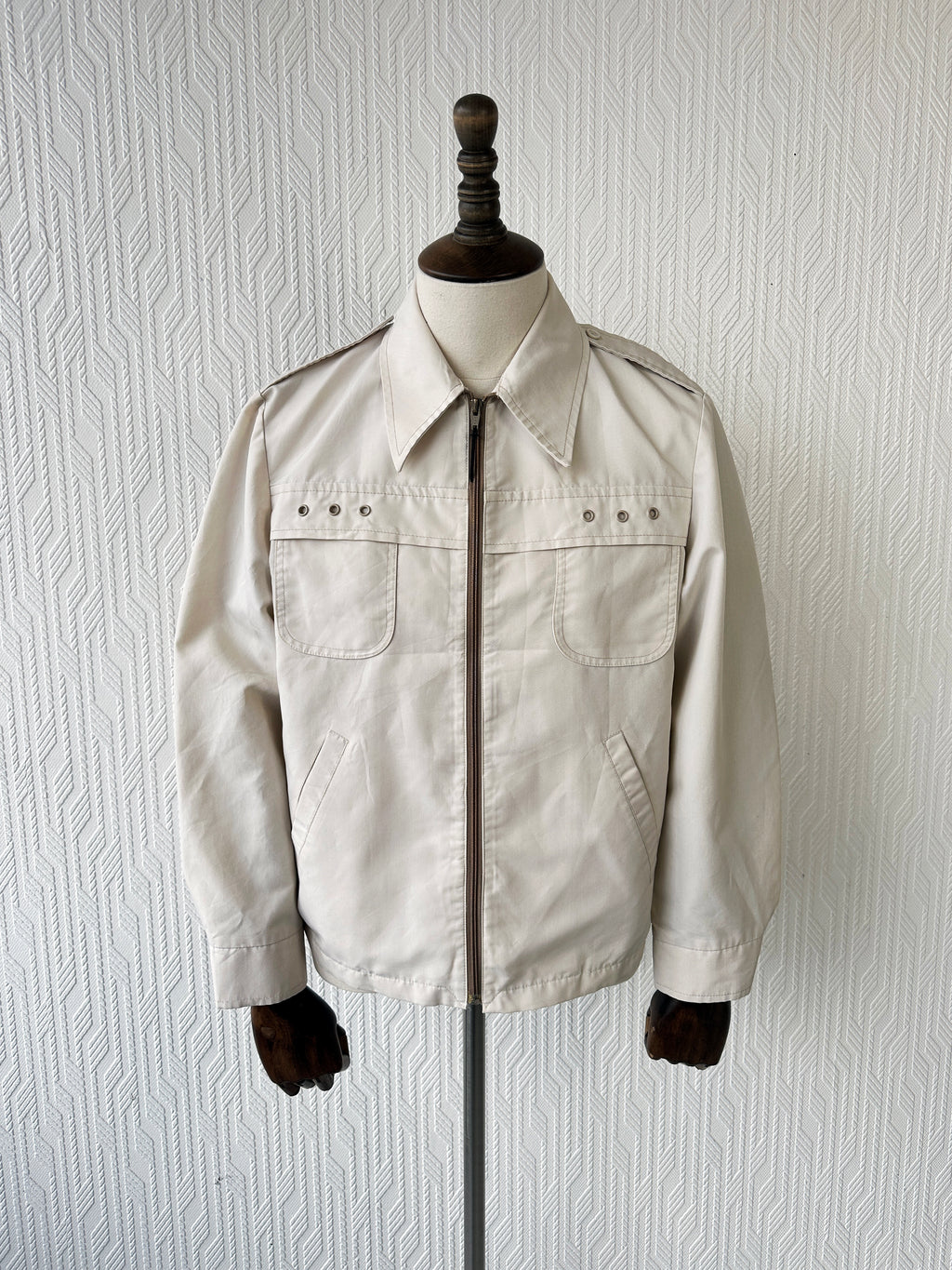 White London Fog 80s Vintage Harrington Jacket - Medium