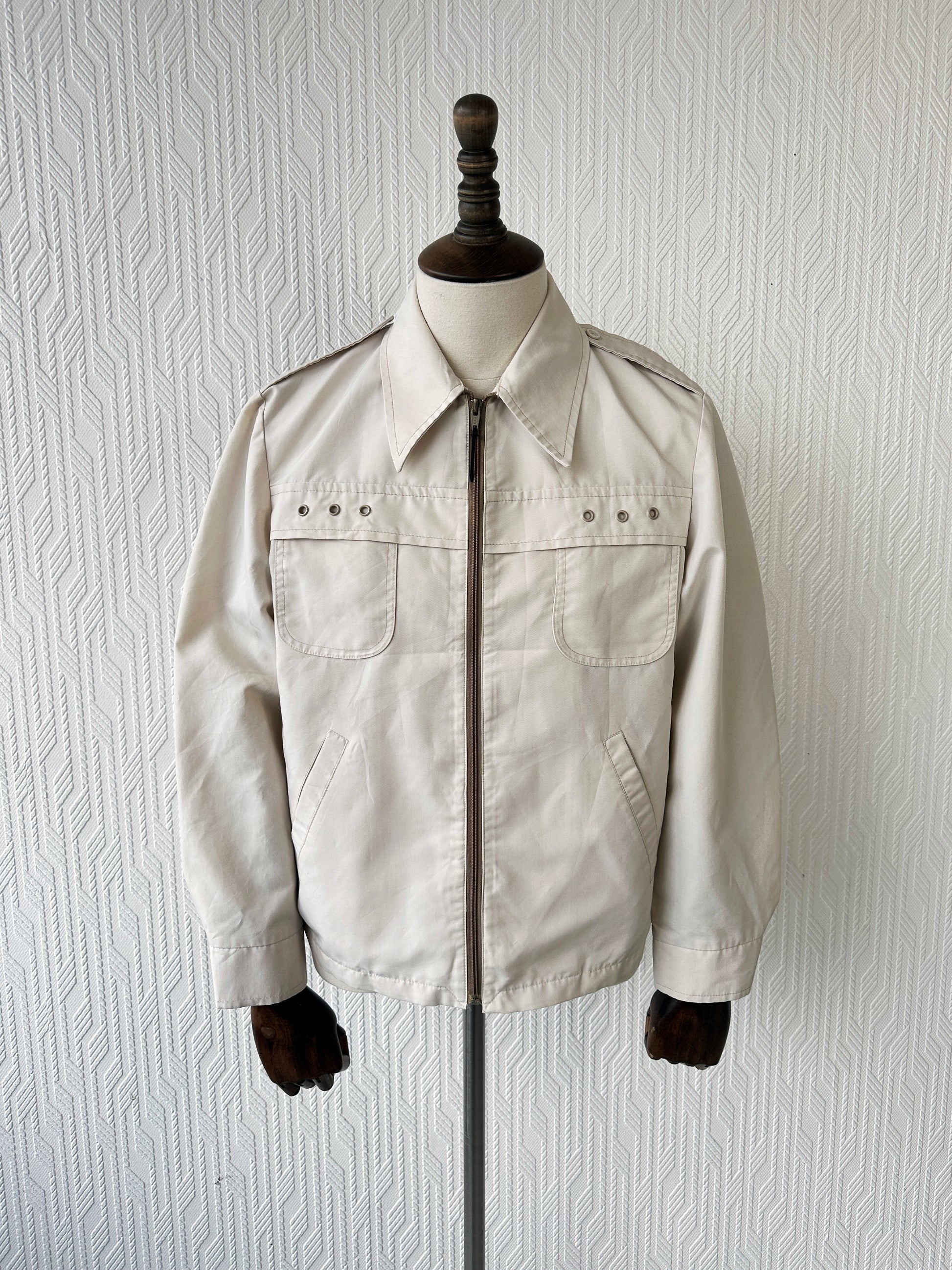 White London Fog 80s Vintage Harrington Jacket - Medium