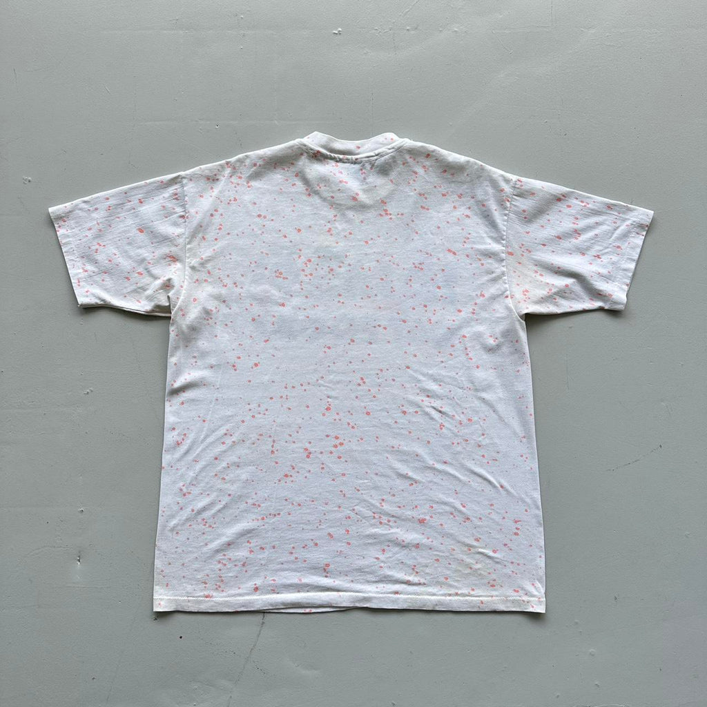 White IAMs Catfoood AOP Vintage T-shirt - XL