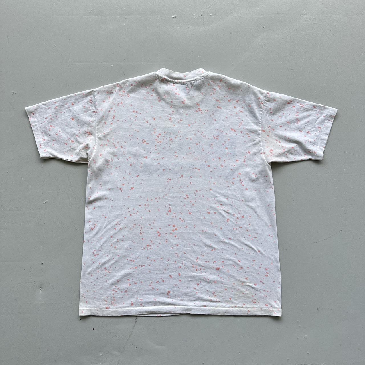 White IAMs Catfoood AOP Vintage T-shirt - XL