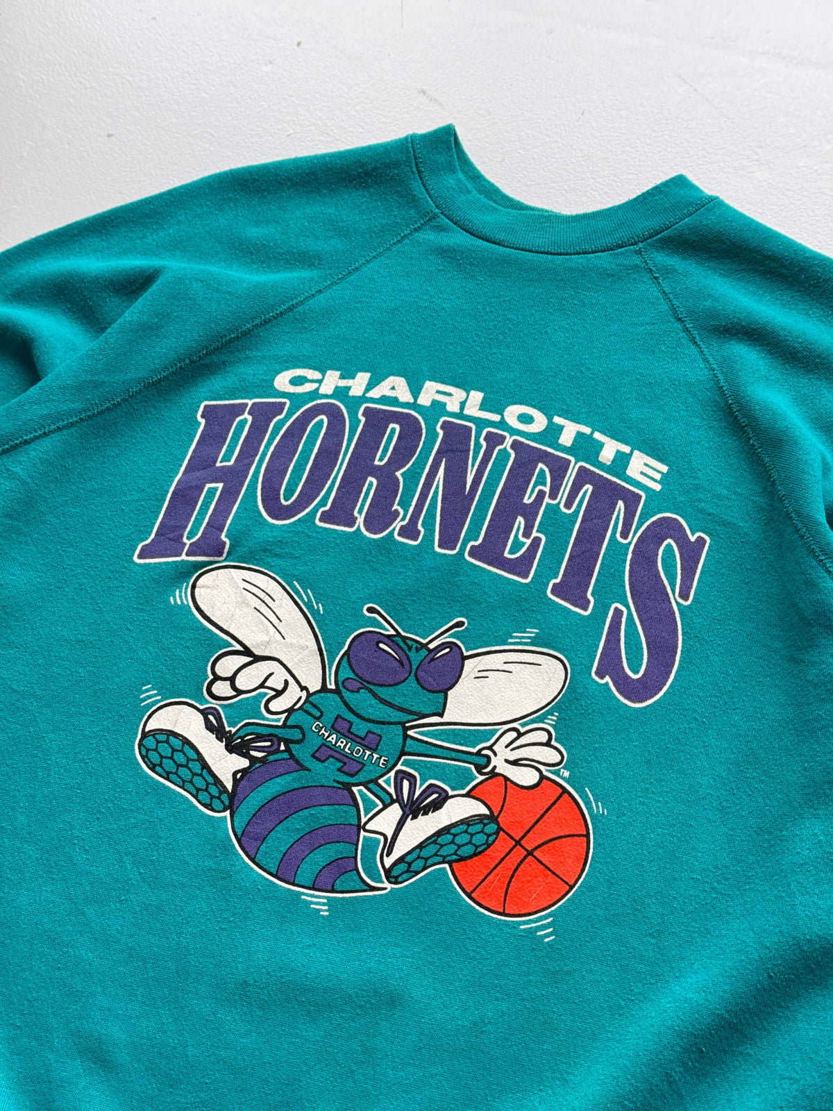Artex Charlotte Hornets NBA 90's Vintage Sweatshirt - Large