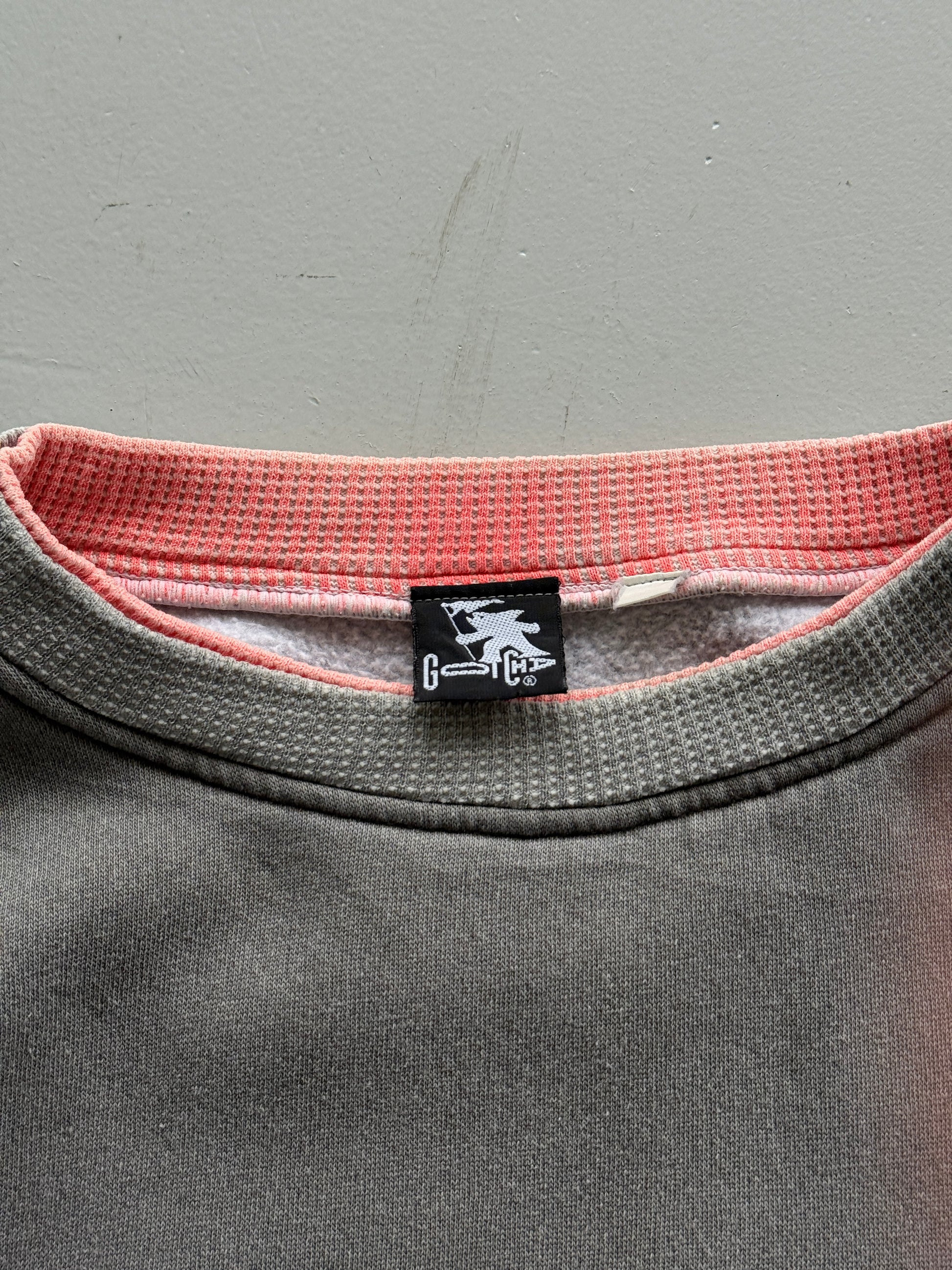 Grey Gotcha 90's Vintage Surfer Graphic Sweatshirt Jumper -  BoxyXL