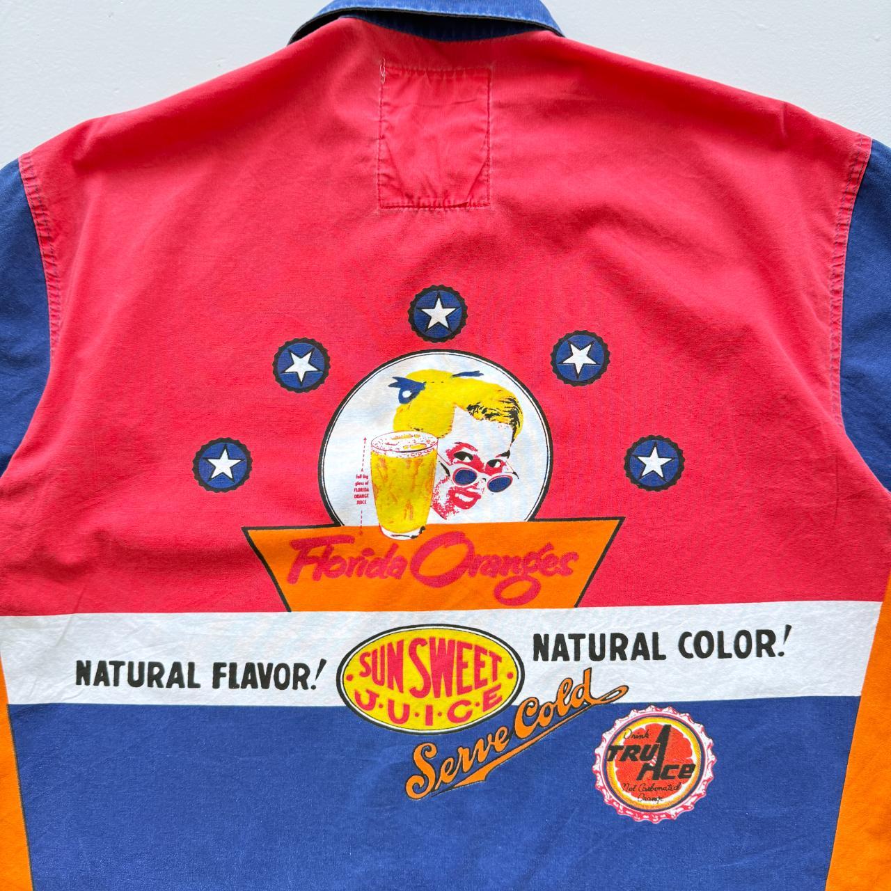 Navy Blue Carrera Vintage 90's Summer Lightweight Shirt - Medium