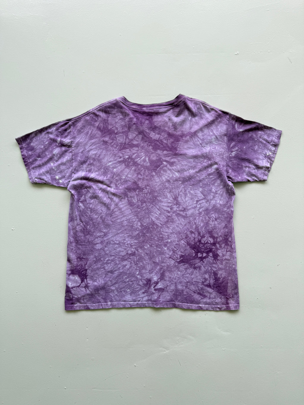 Purple Tie-Dye The Mountain 90's Vintage Hippie Graphic T-Shirt - XL