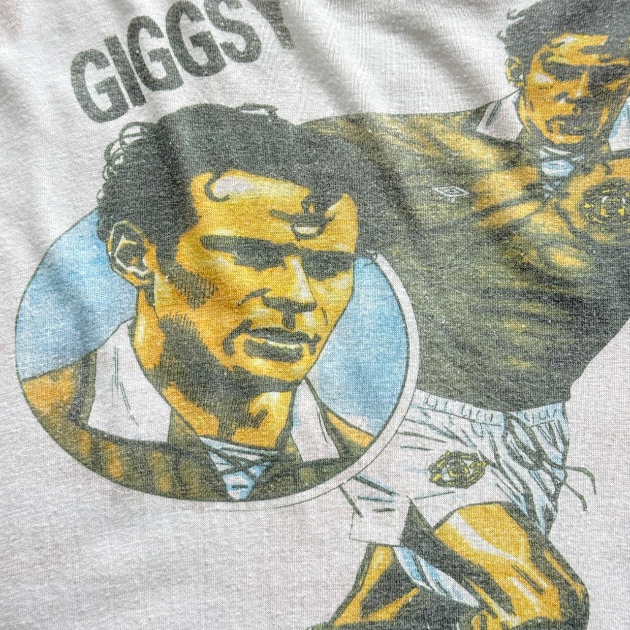 White Ryan Giggs 90s Vintage Manchester United Graphic T-Shirt - XXL