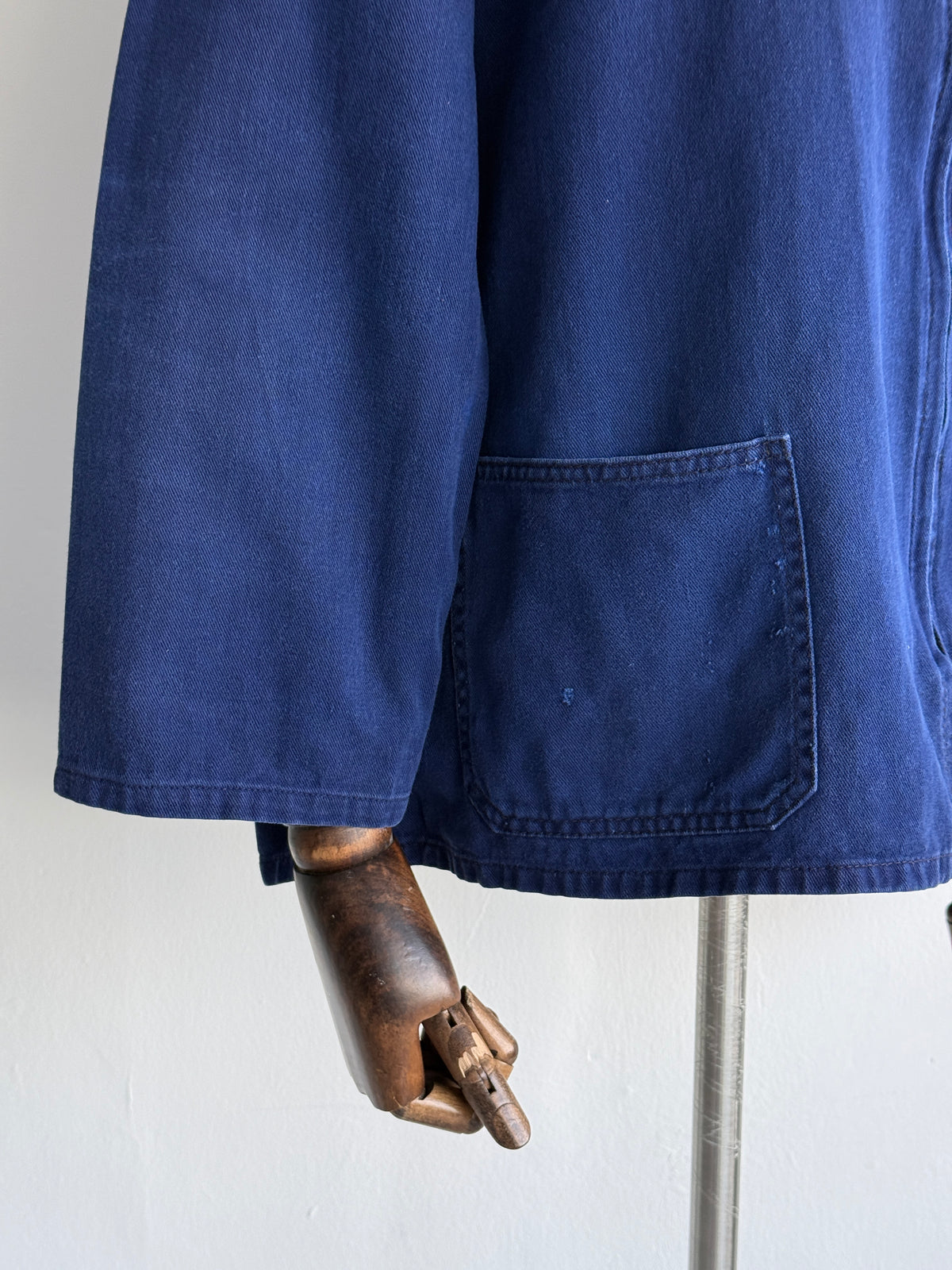 Navy Blue French 80's Vintage Workwear Chore Jacket CH498 - Medium