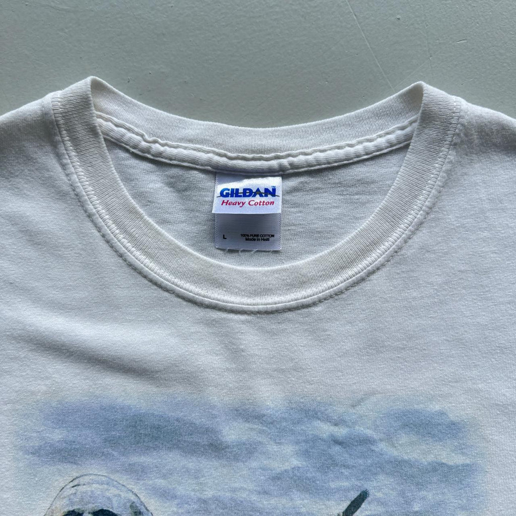 White Mount Rushmore 90s Vintage T-shirt - Large