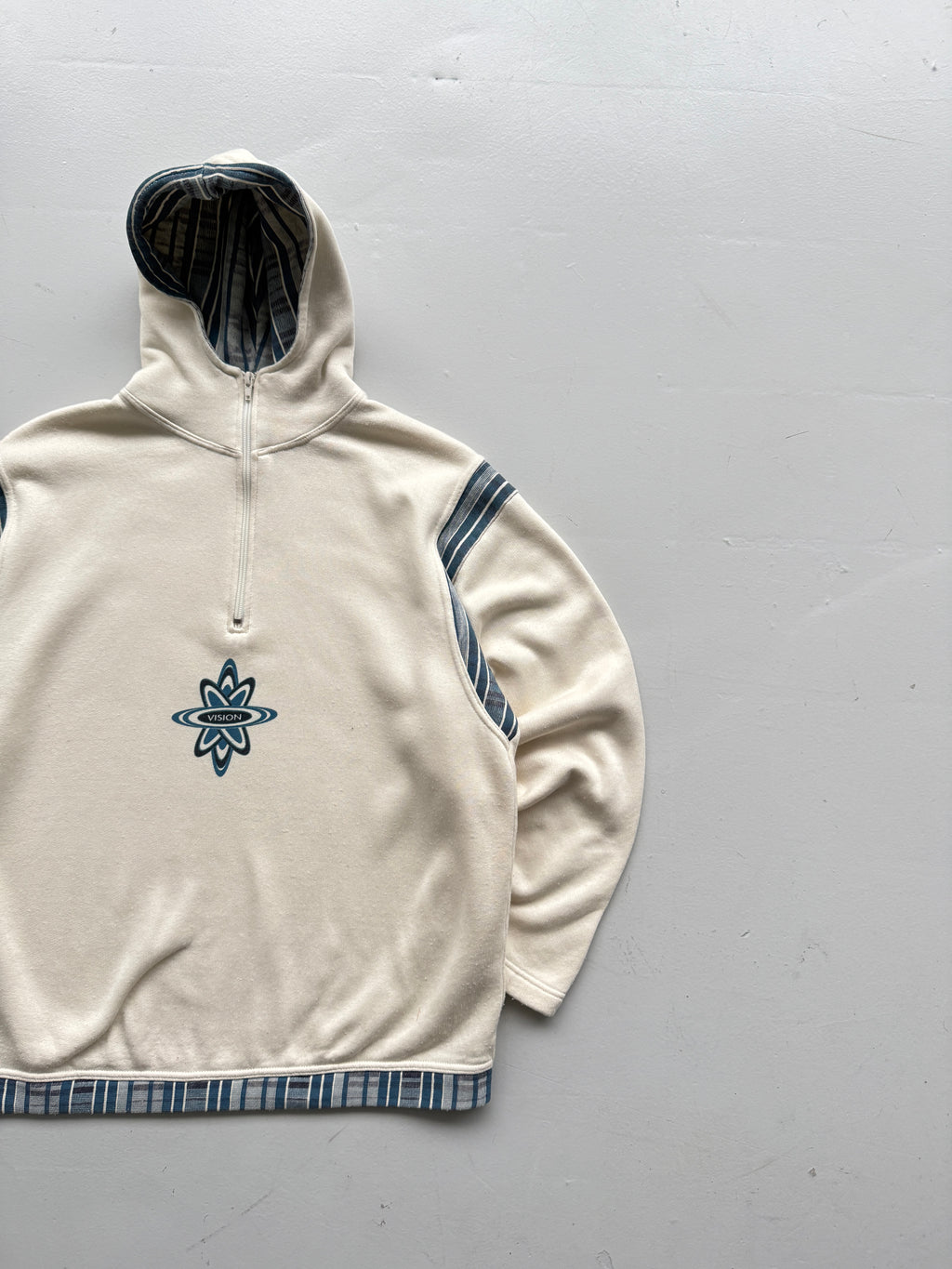 Vision Surf 90's Vintage Quarter Zip Hoodie - Small