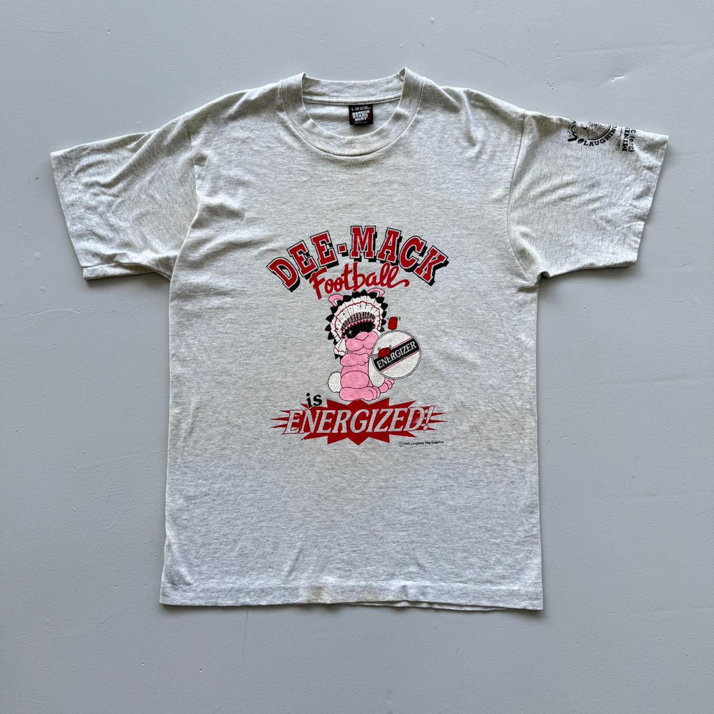 Grey Energized Football Vintage 90s T-shirt - Large