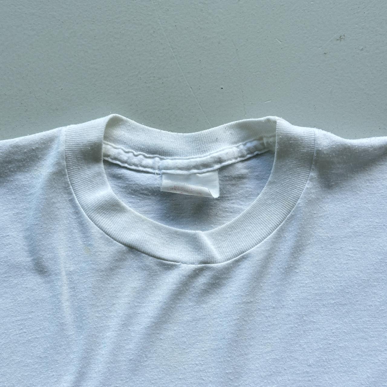 White Brand New Inside Me Slogan Vintage 90's T-shirt - XL