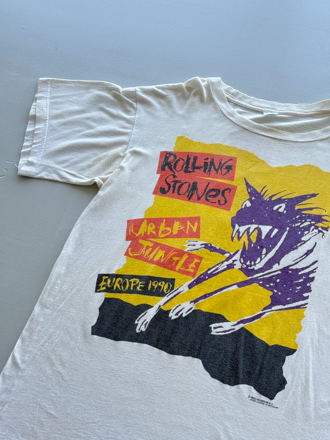 Rolling Stones Urban Jungle Europe 1990 Vintage Band T-Shirt - Large