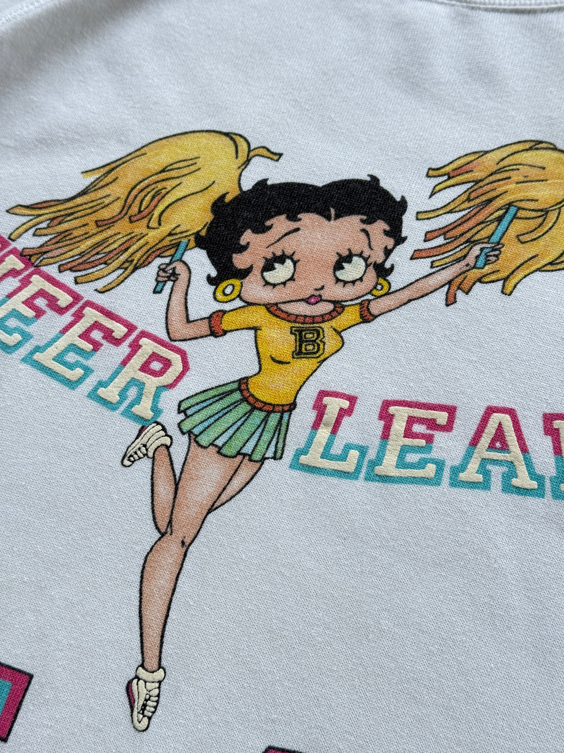 Betty Boop L.A. Cheerleader 80's Vintage Sweatshirt - XL