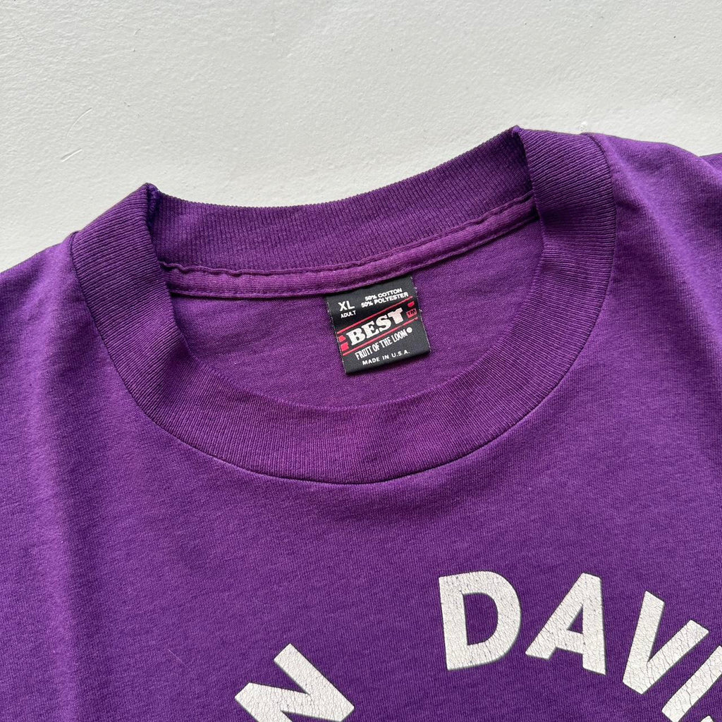 Purple Ben Davis Girls Softball 90s Vintage T-shirt - XL