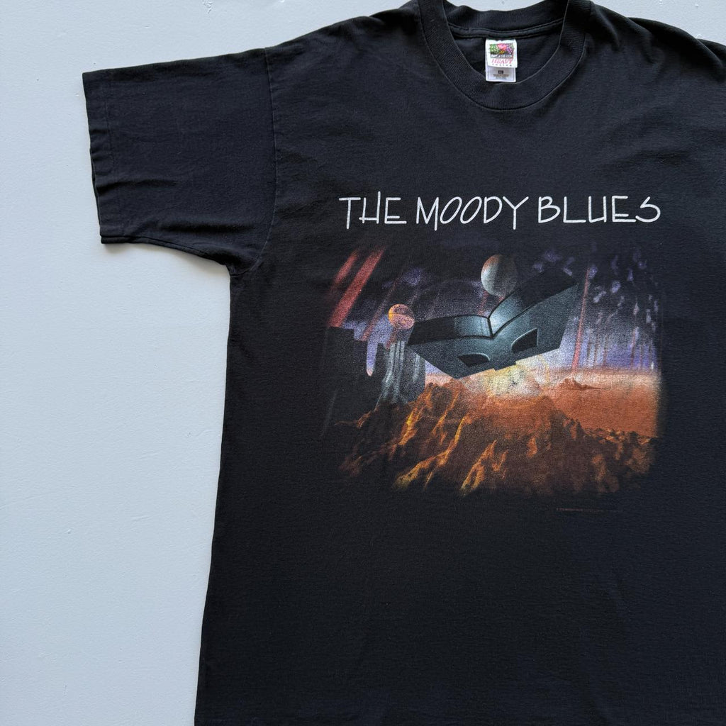 Black Moody Blues Vintage 90's T-shirt - XL