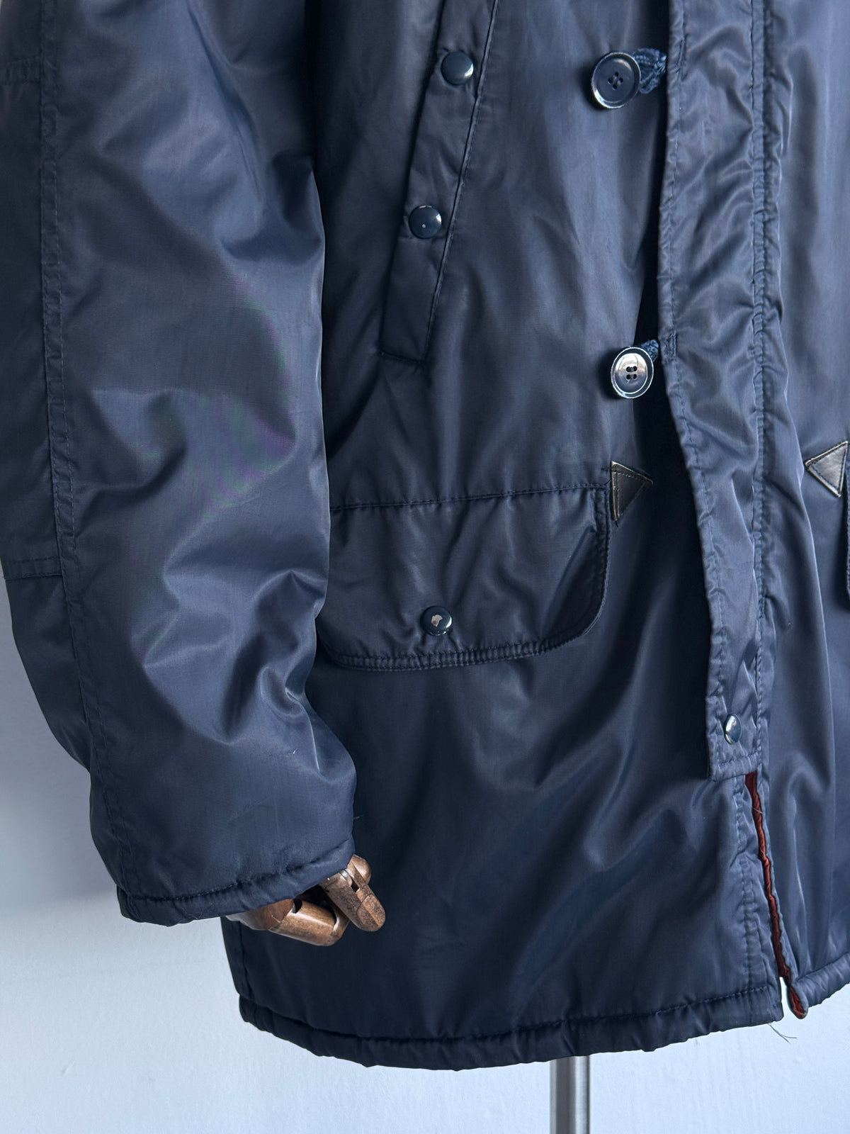 Navy Made in Korea 80's Vintage Snorkel Parka - Small