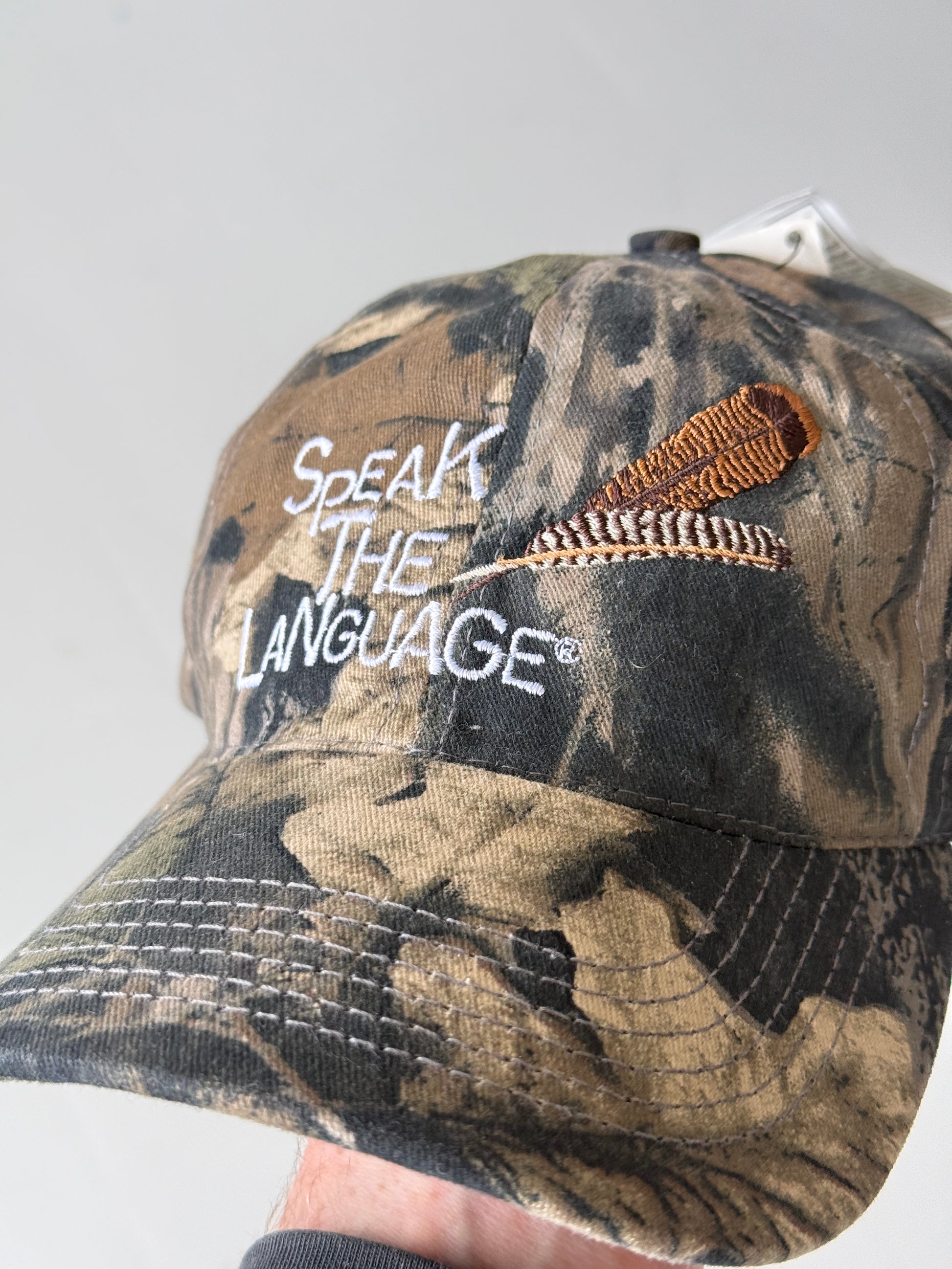 Green Camo Primos Hunters Vintage Cotton SnapBack Trucker Cap