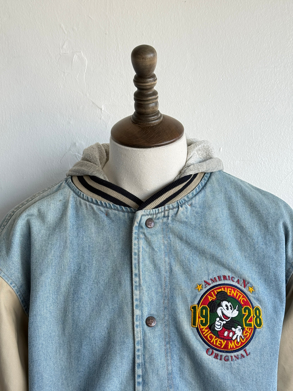 Disney Store Mickey Mouse American Original 90's Varsity Jacket - XL