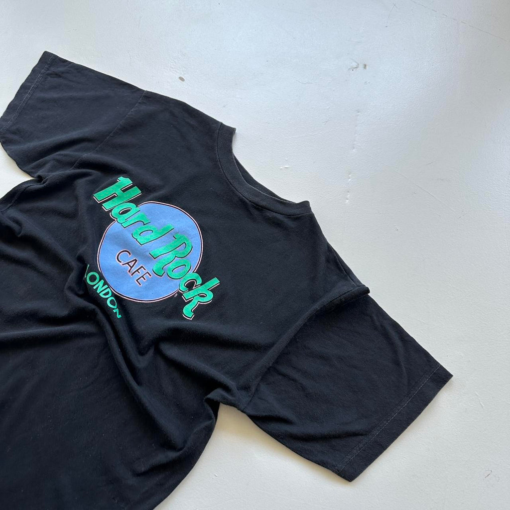Hard Rock Cafe London Black 90s Vintage T-shirt - Medium