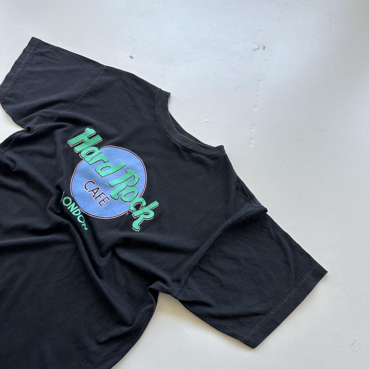 Hard Rock Cafe London Black 90s Vintage T-shirt - Medium