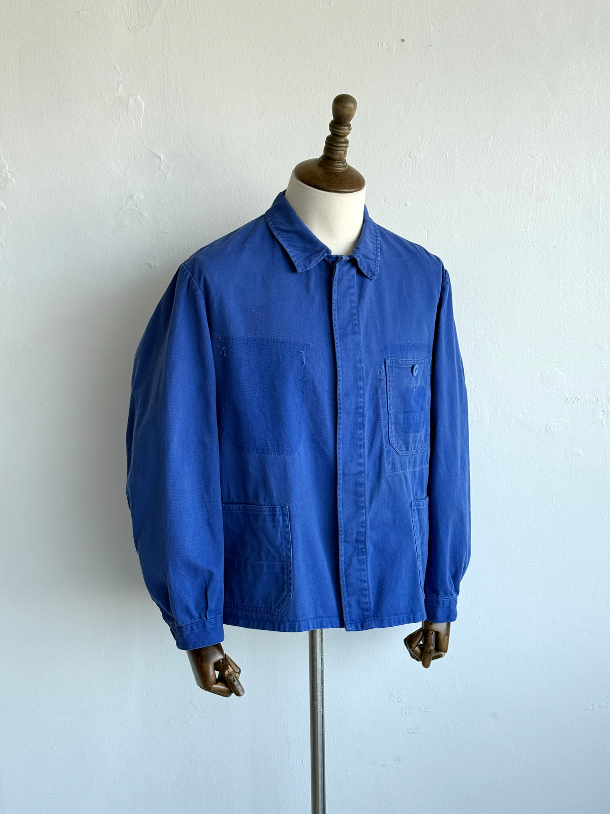 Blue Vintage 80's/90's Workwear Chore Jacket CH458 - Medium