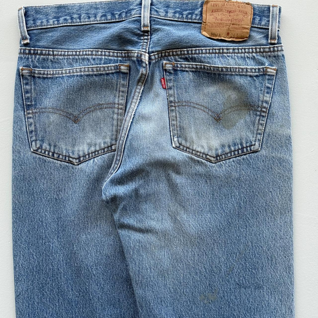 Blue Levi's Denim 501 90's Vintage Jeans - 31” x 32”