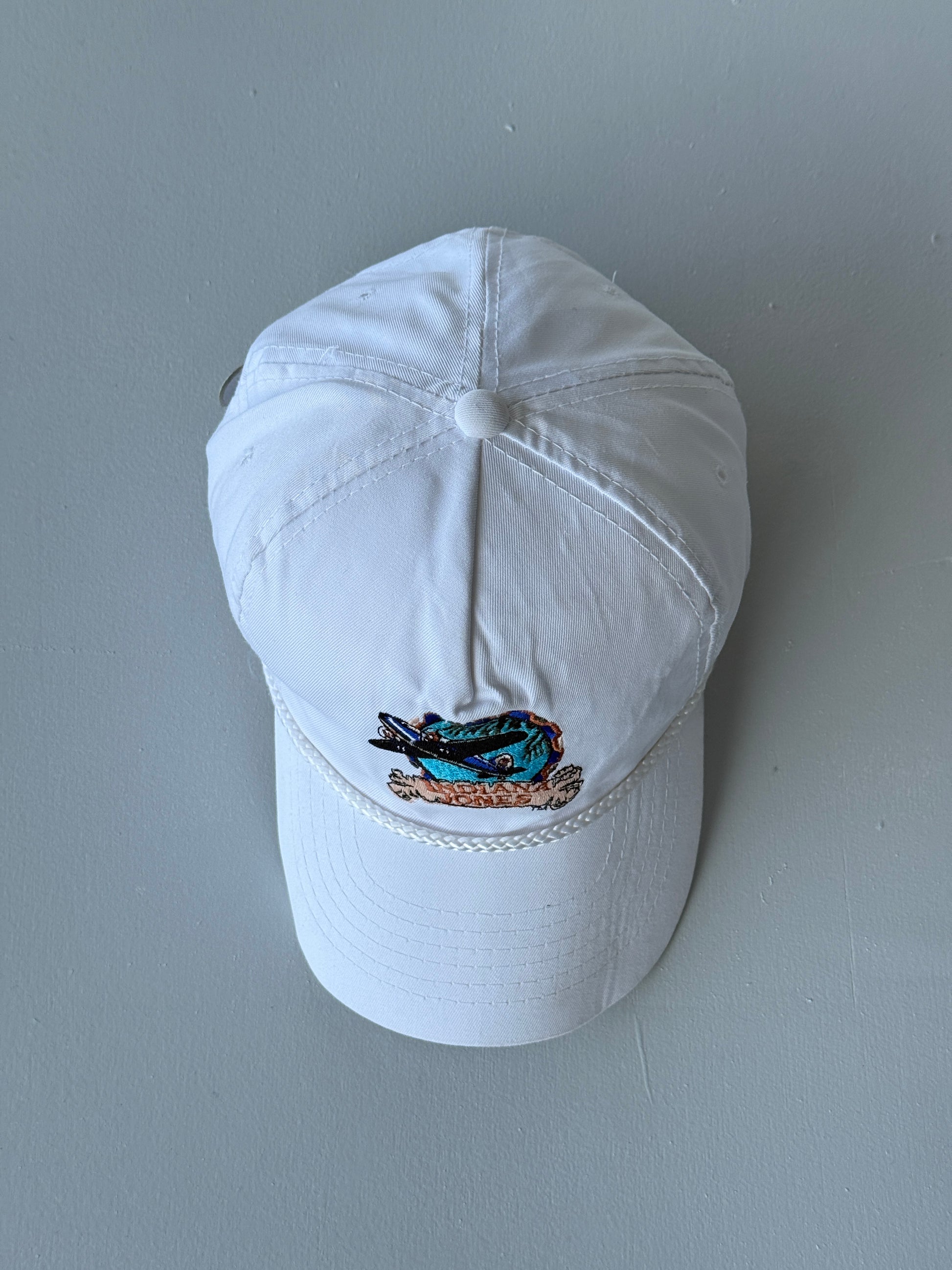 White Indiana Jones 90's Vintage Strapback Cap