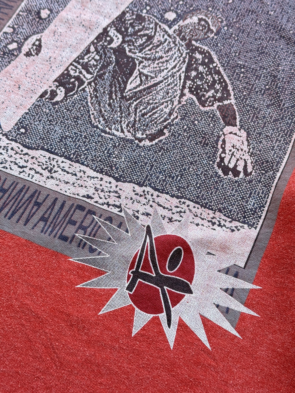 Red American Bandana 90's Vintage Snowboarding Sweatshirt Jumper - Large