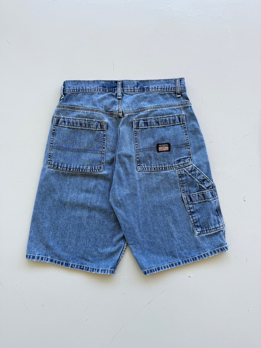 Blue Arizona Jeans 00's Vintage Y2K Baggy Carpenter Denim Shorts - W32 x L9.5