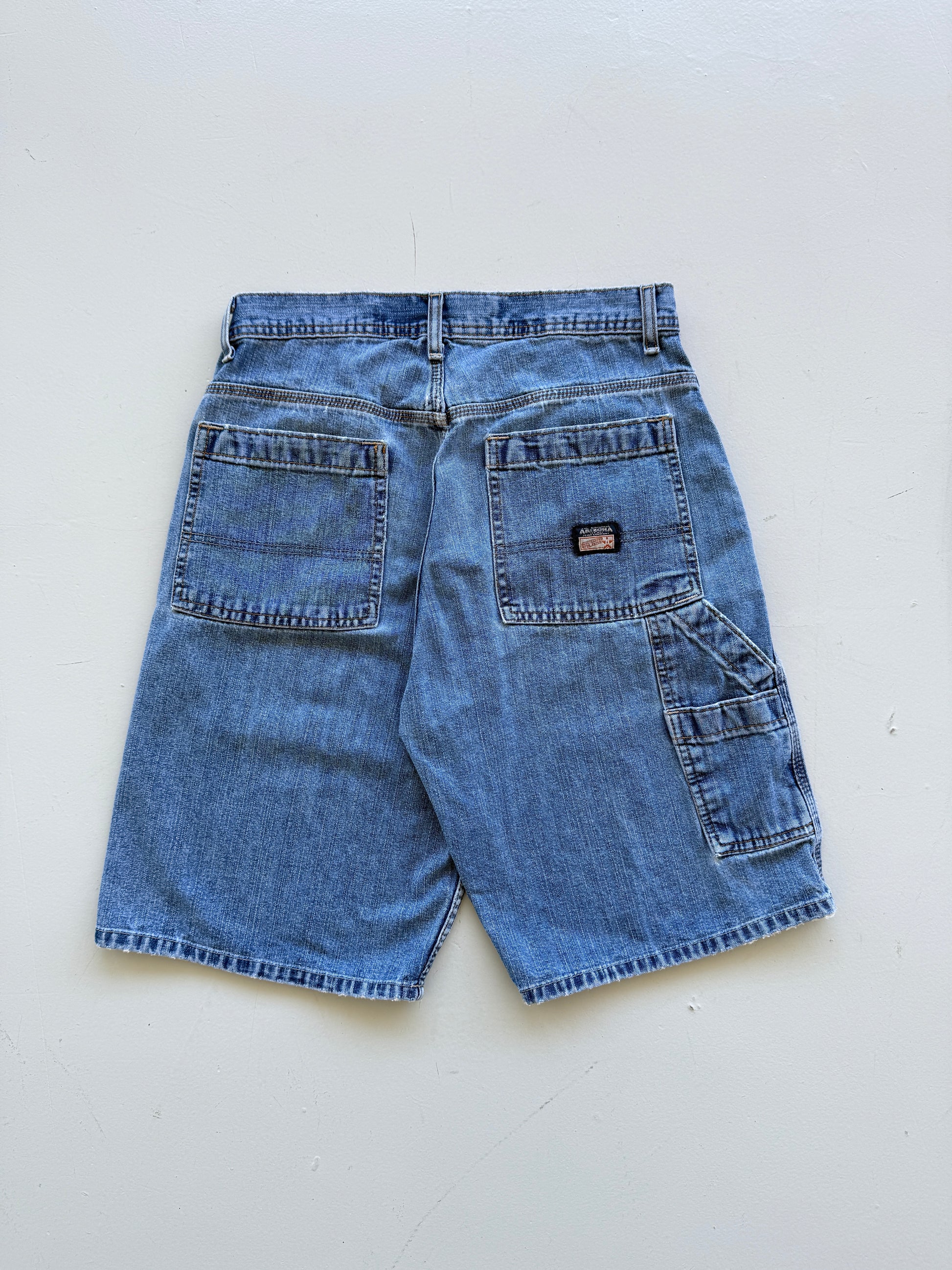 Blue Arizona Jeans 00's Vintage Y2K Baggy Carpenter Denim Shorts - W32 x L9.5
