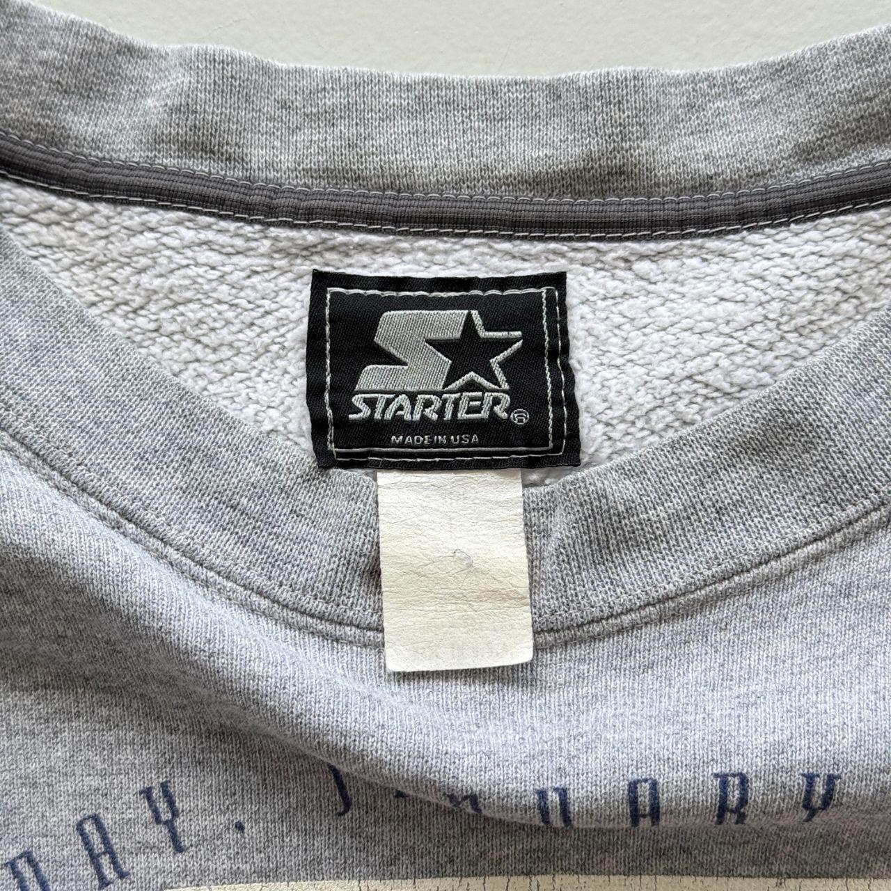 Grey NFL Super Bowl 1996 Graphic Vintage 90s Sweatshirt - Large