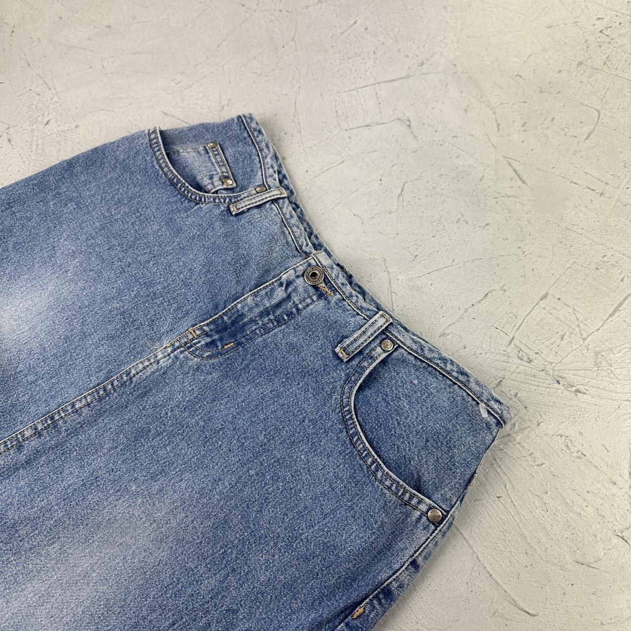 Hydraulic Denim Vintage Maxi Skirt - 10 W30 L35