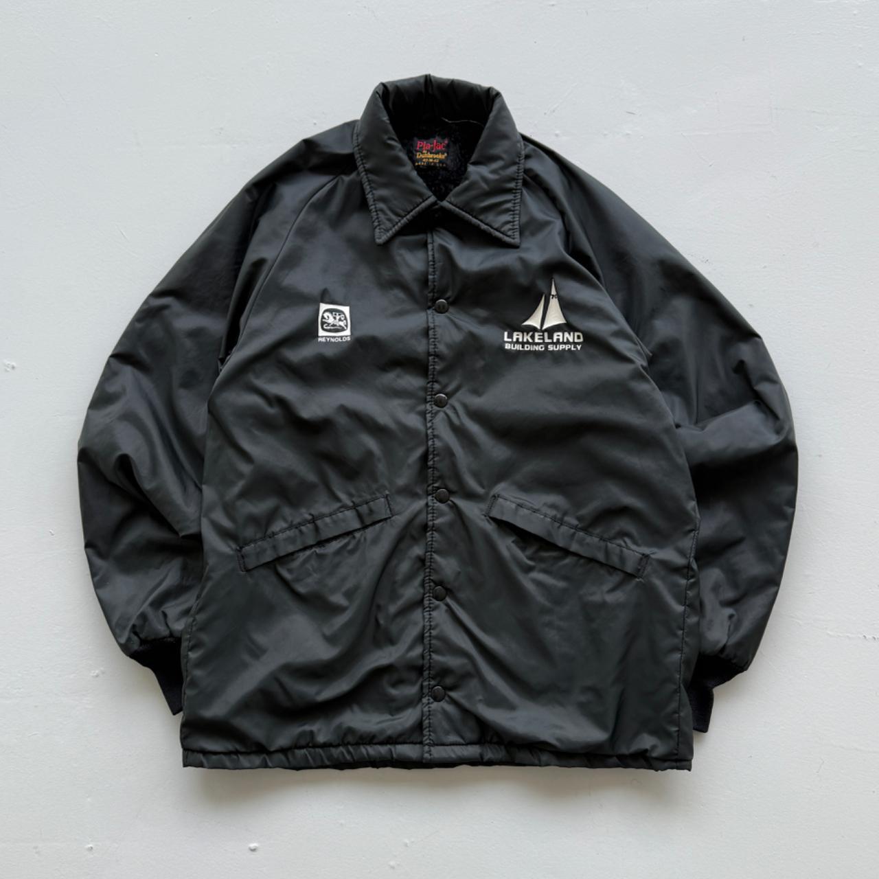 Black Lakeland Building Supply 80s Coach Jacket - Small