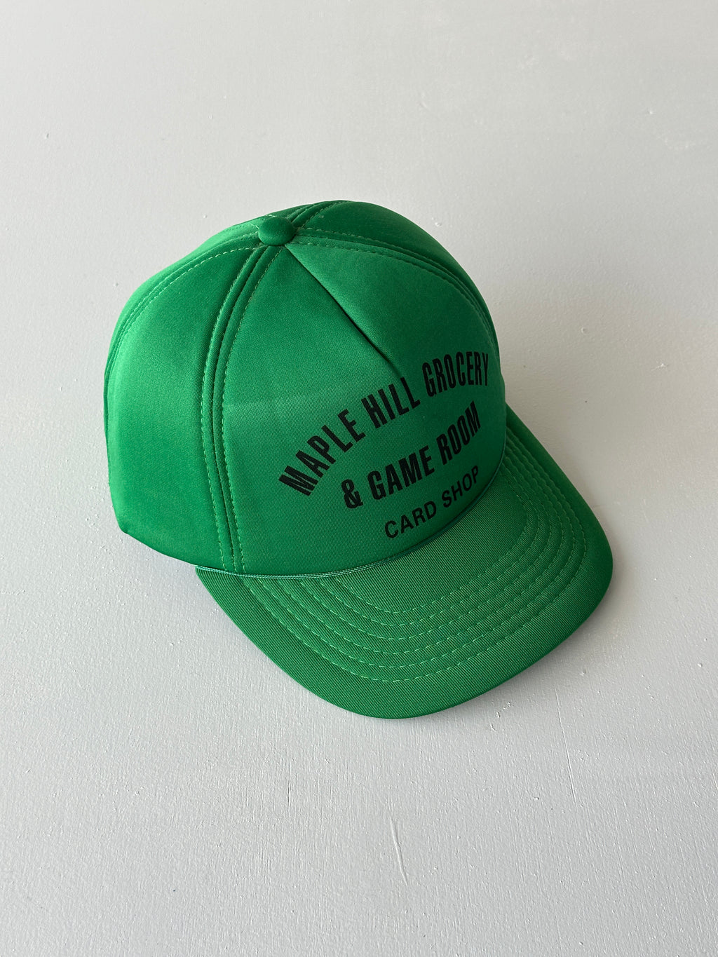 Green Maple Hill Grocery 90's Vintage SnapBack Trucker Cap