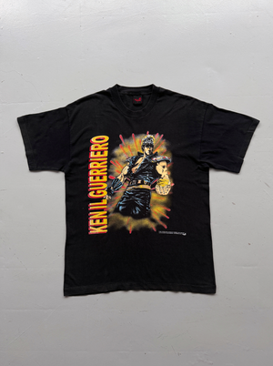 Vintage Black The Fist Of The North Star 1984 Anime Shirt - Medium/Large