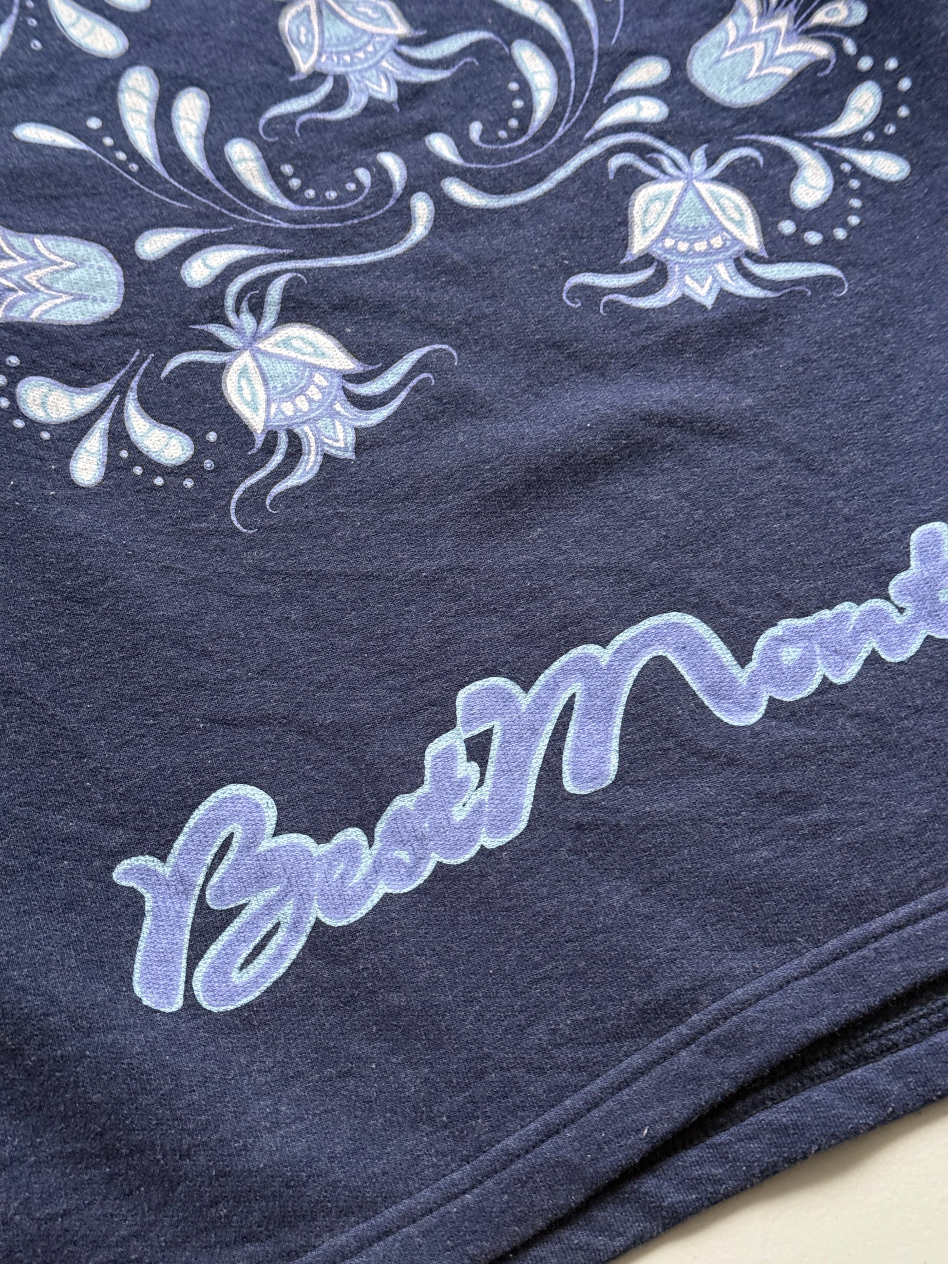 Navy Blue Boot Montana 90's Vintage Graphic Surfer Sweatshirt Jumper - Small