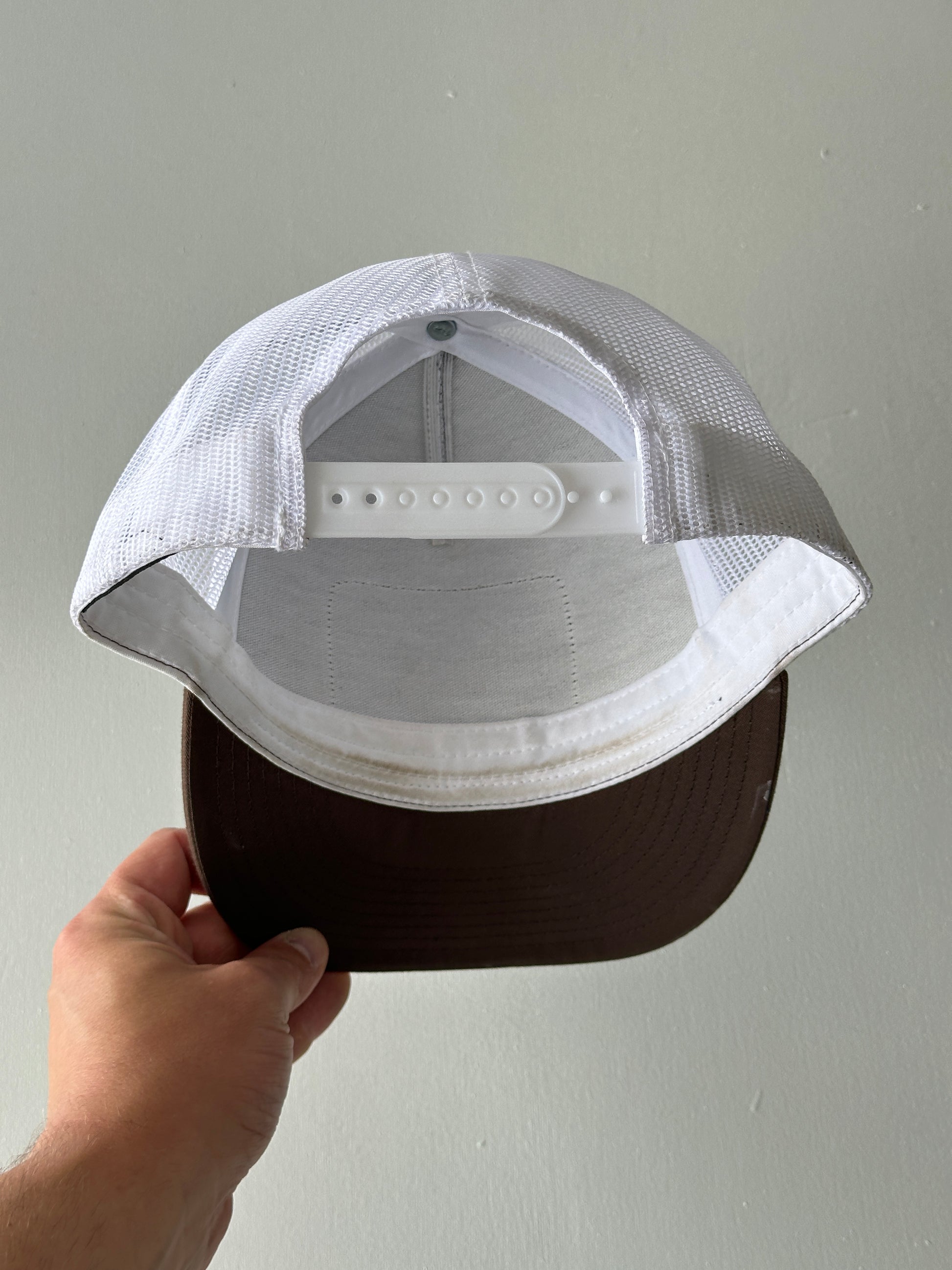 Brown / White Original Coors 90's Vintage Foam and Mesh SnapBack Trucker Cap