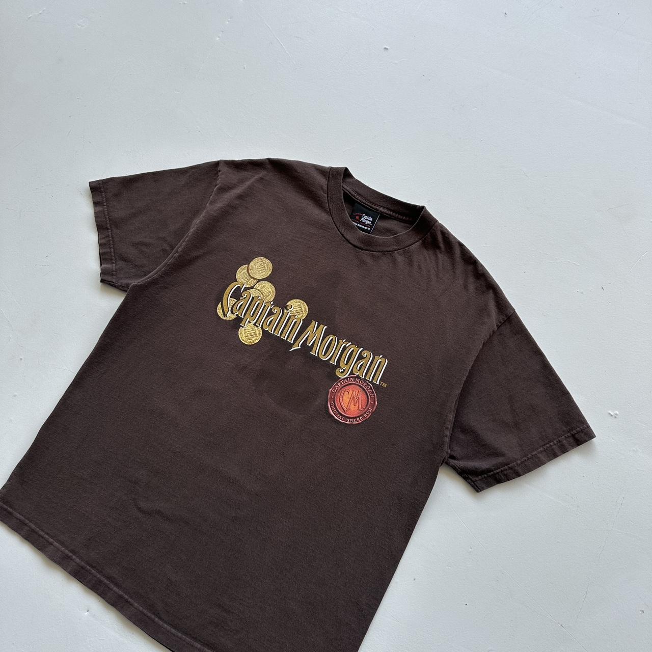 Brown Captain Morgan's 00s T-shirt - XL