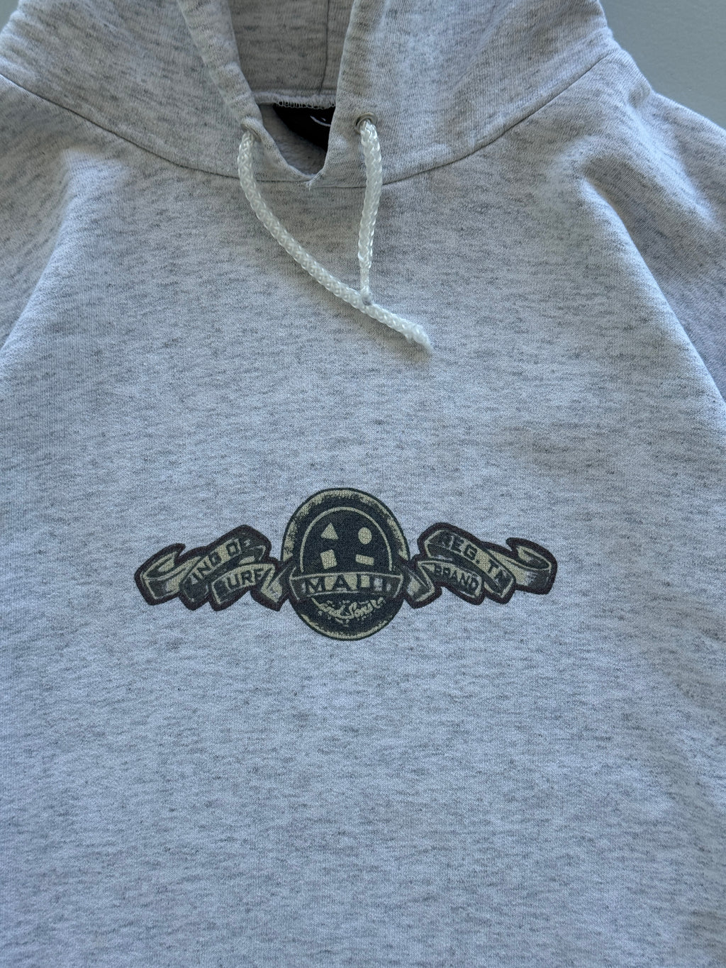 Grey Maui and Sons 00's Vintage Y2K Surfer Graphic Hoodie - Small