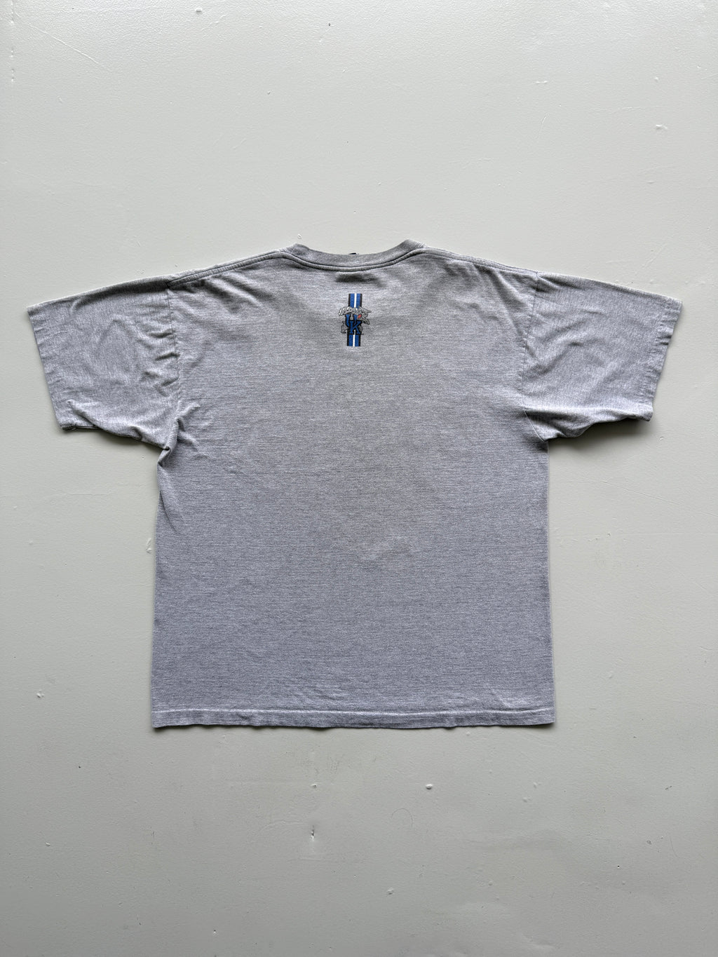 Grey Wildcats Kentucky 00's Vintage Collage Basketball T-Shirt - XL