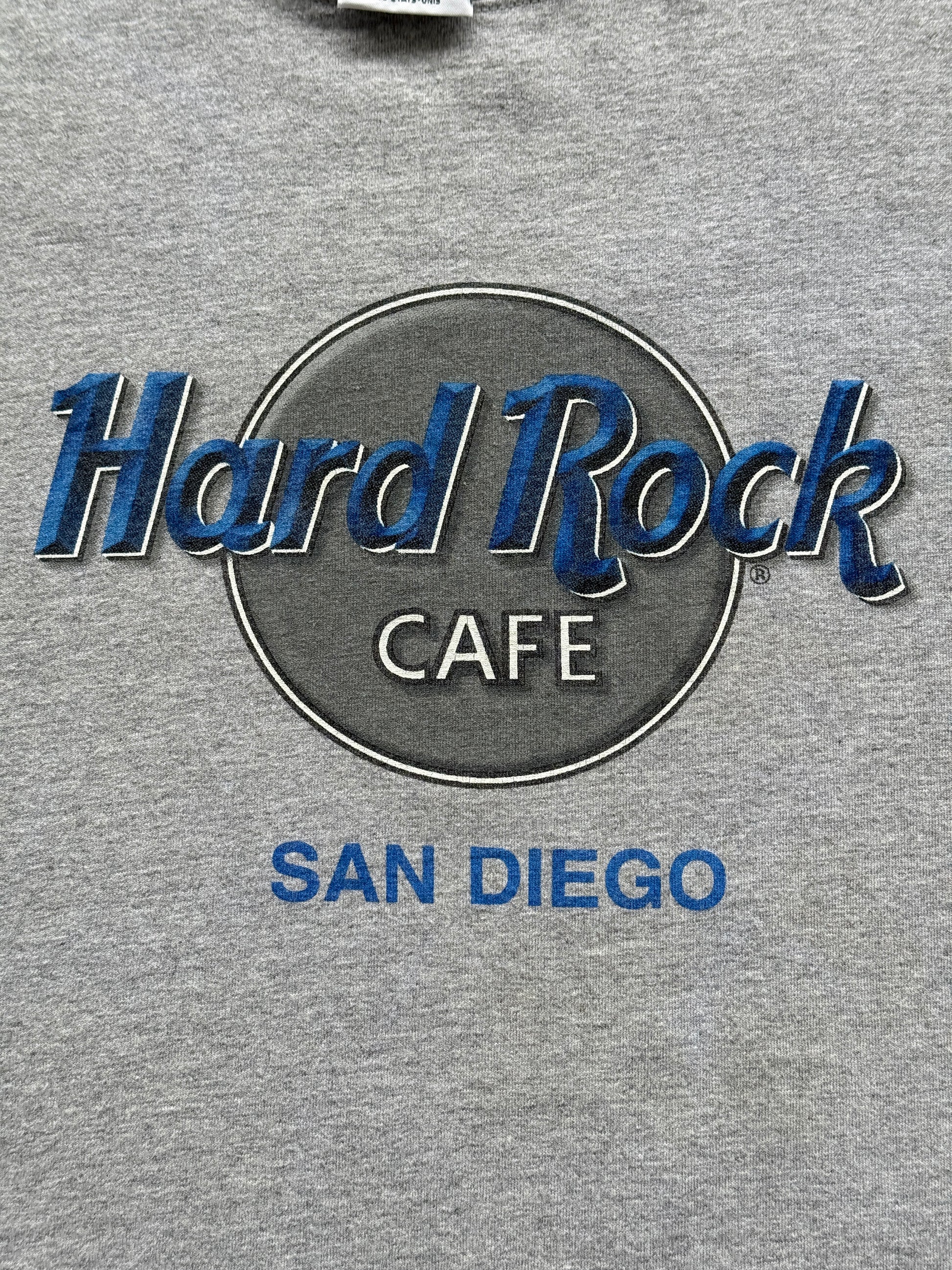 Grey Hard Rock Cafe 00's Vintage Graphic T-Shirt - XXL