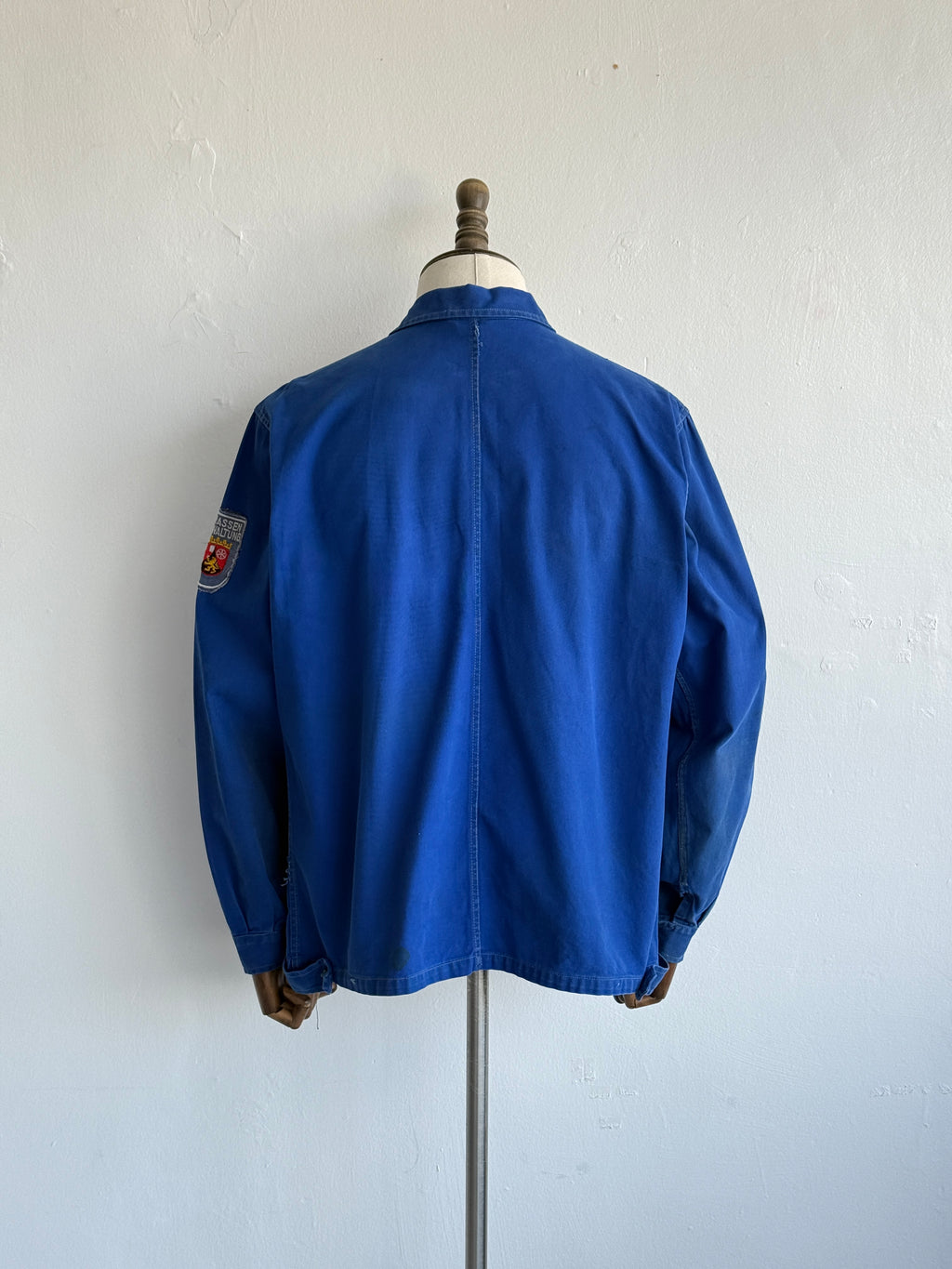 Blue German Workwear Vintage Chore Jacket 1950s/60s CH461 - Medium