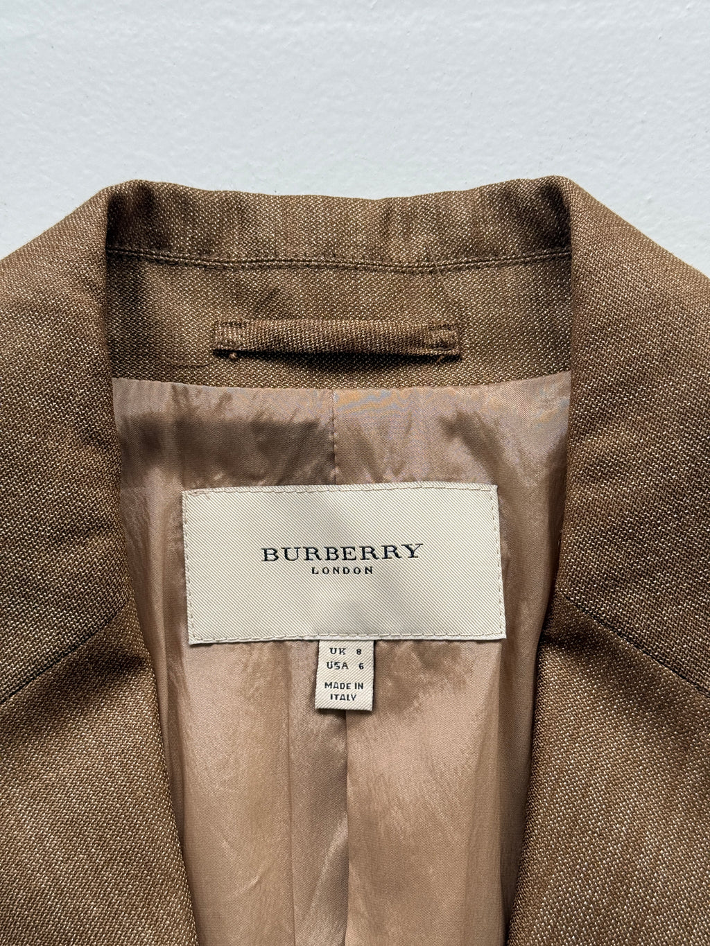 Burberry London Fall 2006 Made in Italy Suit Jacket - UK8