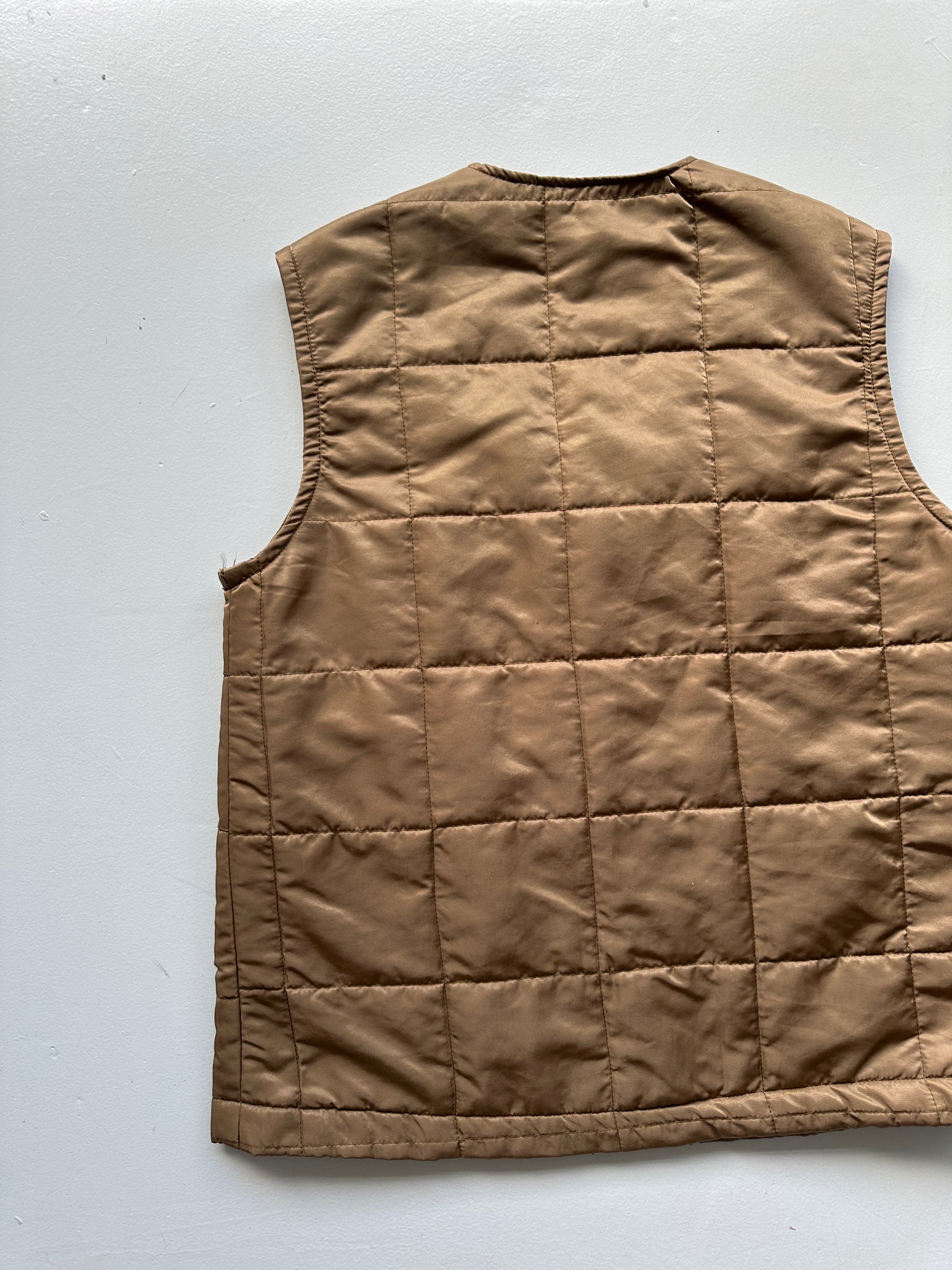 American Vintage Military Style Quilted Liner Vest Vintage - Medium