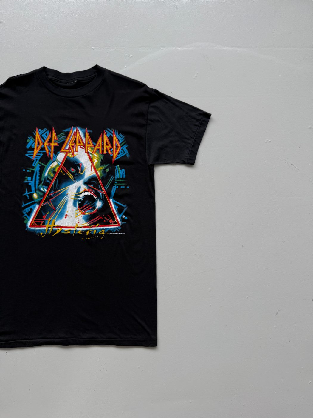 Def Leppard Hysteria Tour Rare 1987-88 Single Stitch Vintage T-Shirt - Large