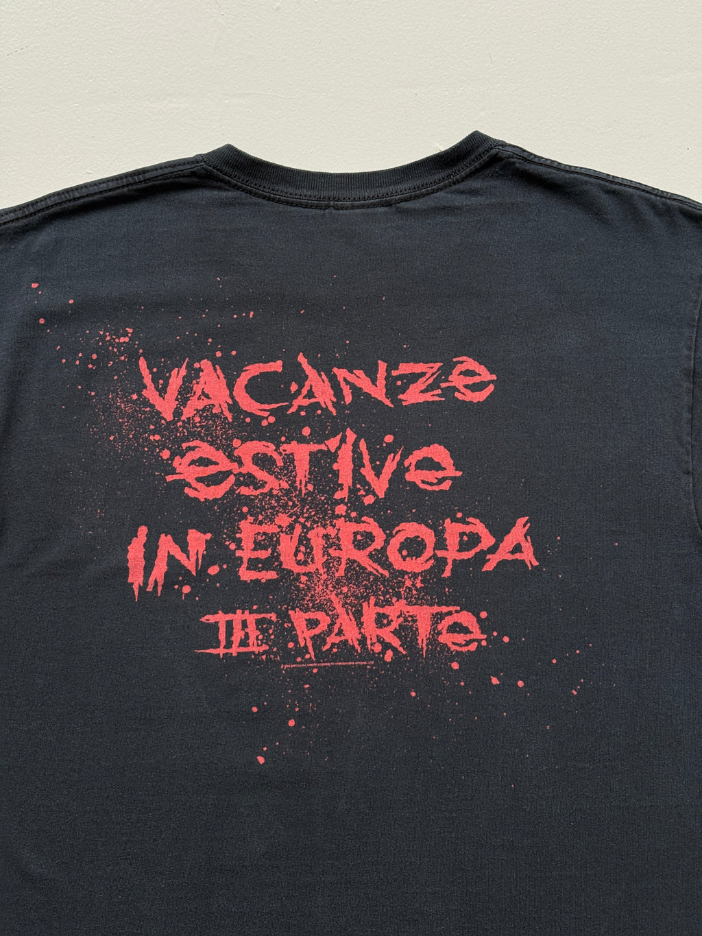 Black Metallica Bologna 2008 Vintage Band Graphic T-Shirt - Medium