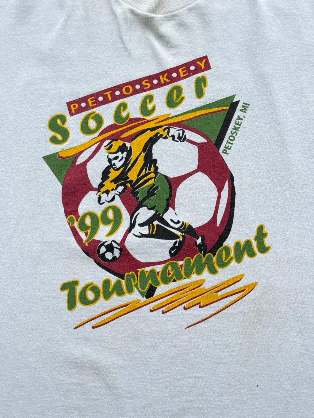 Lee Petoskey '99 Soccer Tournament Vintage Graphic T-Shirt - XXXL