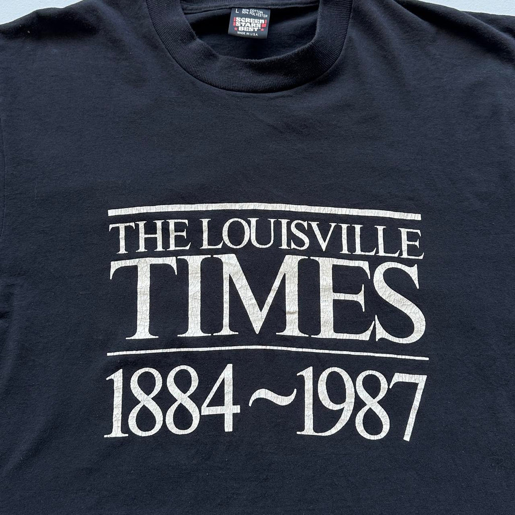 The Louisville Times Black 80s Vintage T-shirt - Medium