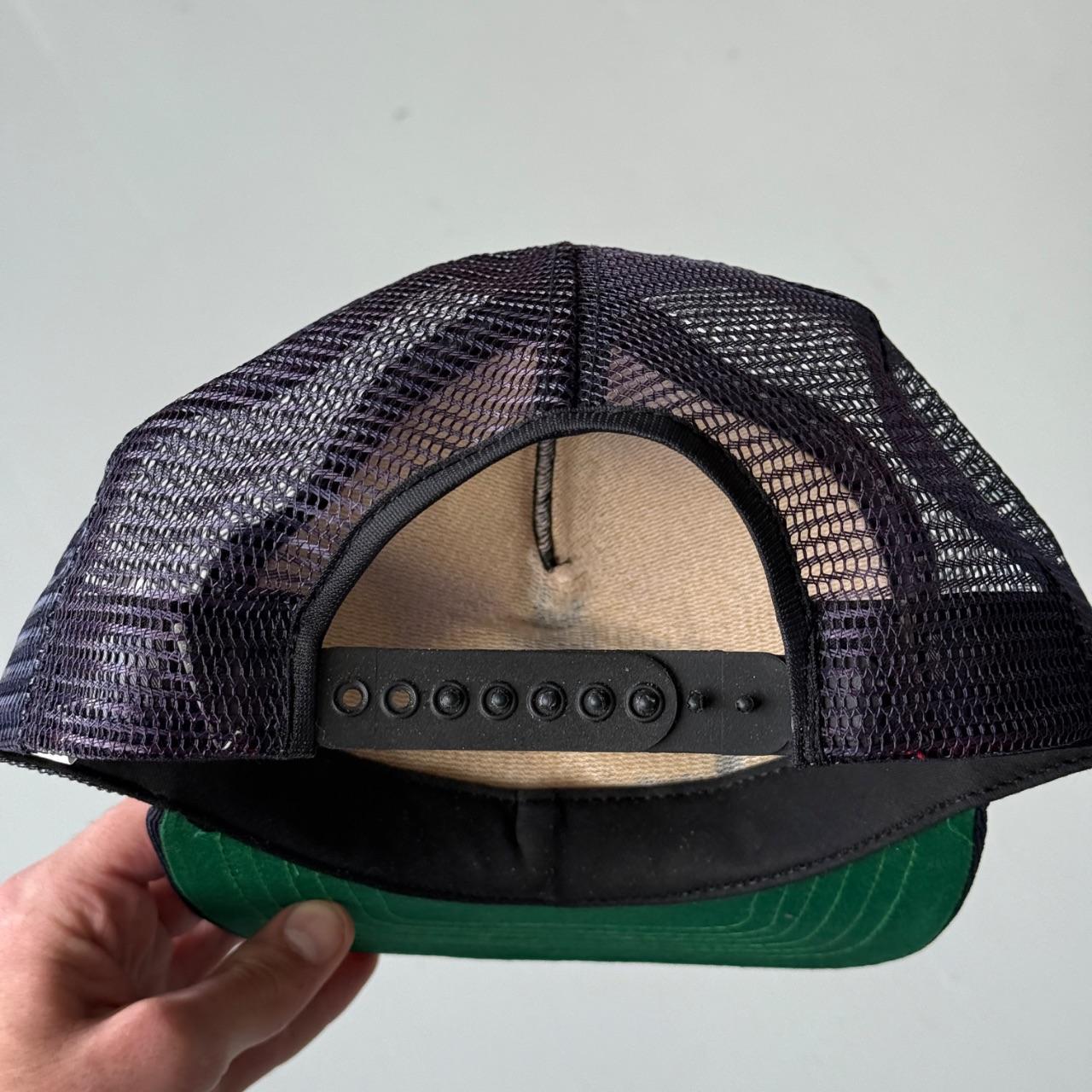 Navy Rainbow Hose Co Vintage Foam and Mesh SnapBack Trucker Cap